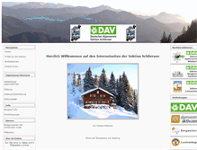 Tablet Screenshot of dav-schliersee.de